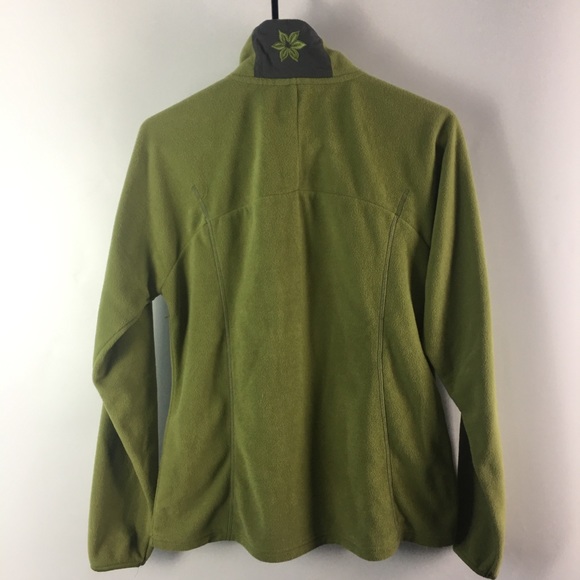 Polar Fleece Jacket Minnesota Up North Large Green - Picture 2 of 5